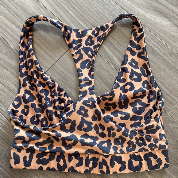 Beach Riot Two-Piece Set - High Waisted Piper Legging Leopard - Picture 5 of 7